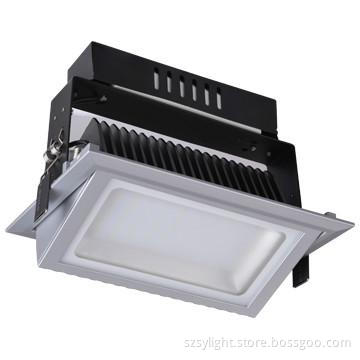 28w/38w Recessed Rectangular LED Downlights,48w for option CE SAA